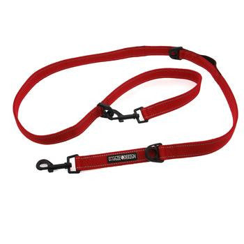 6 Way Multi-Function Dog Leash - Red
