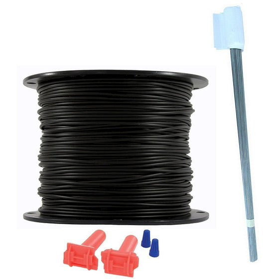 Essential Pet Heavy Duty In-Ground Fence Wire and Flag Kit 500 Feet