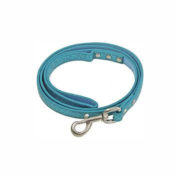 Foxy Glitz Dog Leash by Cha-Cha Couture - Blue