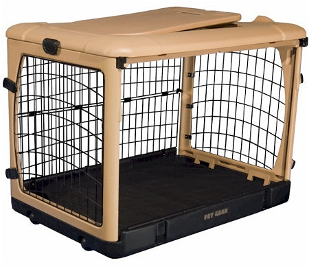 Deluxe Steel Dog Crate With Pad