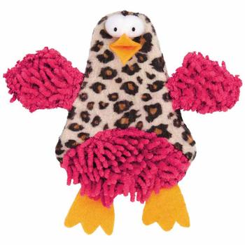 Savvy Tabby Crinkle Chick Cat Toy - Pink