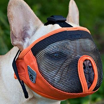 Short Snout Dog Muzzle by Canine Friendly - Orange