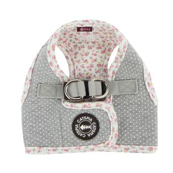 Tia Step-In Cat Harness by Catspia - Melange Gray