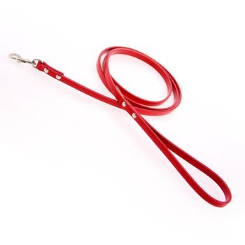 Town Leather Dog Leash by Auburn Leather - Red