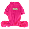 Velour Dog Pajamas by Dobaz - Hot Pink