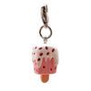 3-D Strawberry Ice Cream Dog Collar Charm by Klippo