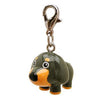 3-D Gray Long Ears Dog Collar Charm by Klippo