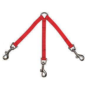 3-Way Coupler Leash by Zack & Zoey - Tomato Red