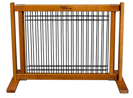 Wood and Wire Pet Gate