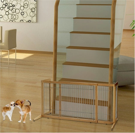 Bamboo Freestanding Pet Gate