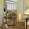 Bamboo One Touch Pet Gate