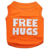 Free Hugs Dog Tank by Parisian Pet - Orange