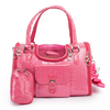 Parisian Pet Luxury Croc Dog Carrier - Pink