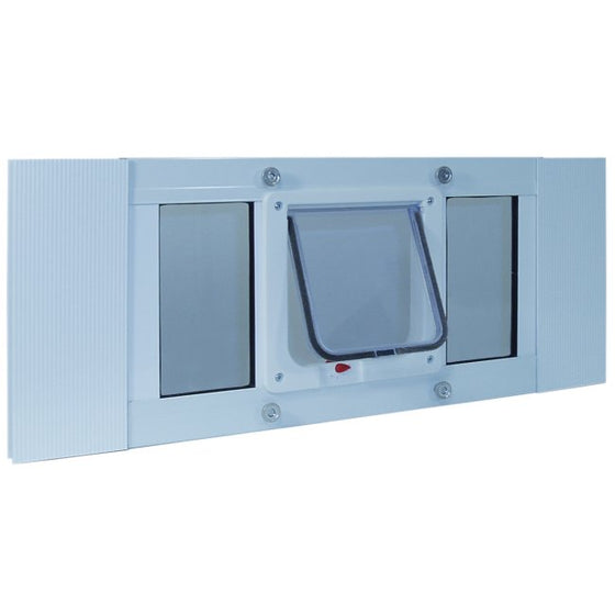 Aluminum Sash Window Cat Flap