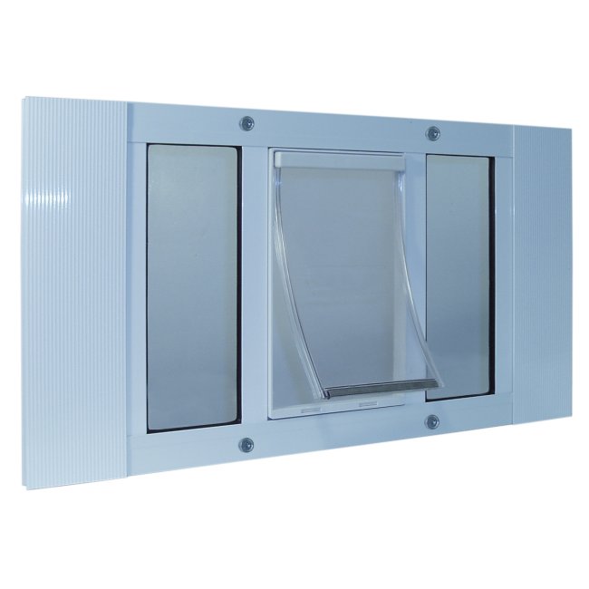 Aluminum Sash Window Pet Door