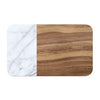 Acacia Wood and Carrara Marble Pet Placemat by TarHong