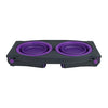 Adjustable Pet Feeder by Popware - Purple - 4 Pet Supply