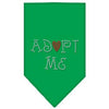 Adopt Me Rhinestones Dog Bandana - Green