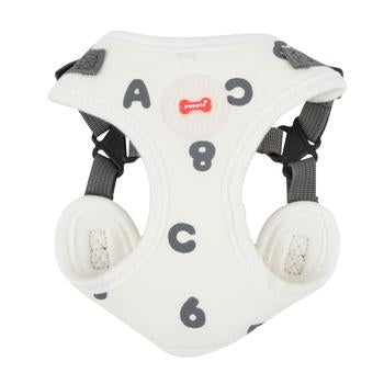 Algo Adjustable Step-In Dog Harness by Puppia - White