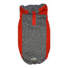 All Year Elasto-Fit Dog Hoodie - Red Marl