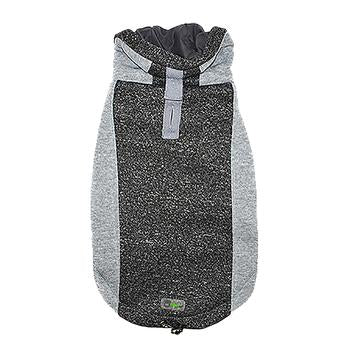 All Year Elasto-Fit Dog Hoodie - Silver Marl