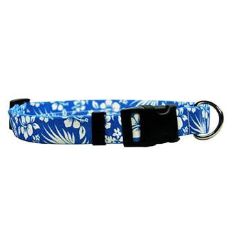 Aloha Blue Dog Collar by Yellow Dog