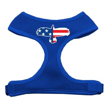 American Flag Eagle Dog Harness - Blue