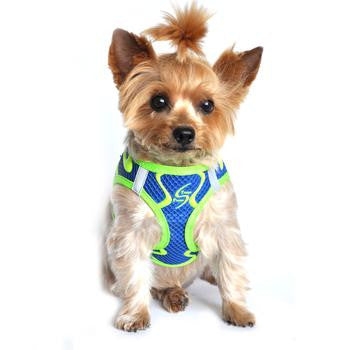 American River Neon Sport Choke-Free Dog Harness - Cobalt Blue