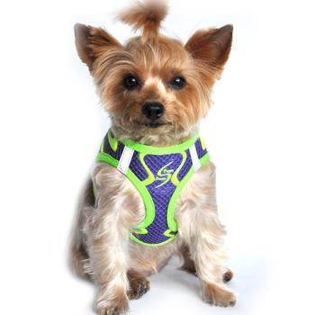 American River Neon Sport Choke-Free Dog Harness - Ultra Violet