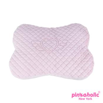 Angel Bone Cushion Dog Bed by Pinkaholic - Indian Pink