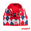 Argyle Dog Harness Vest by Puppia - Red