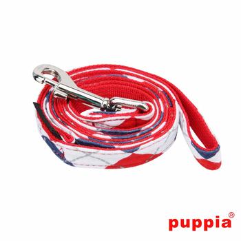 Argyle Dog Leash by Puppia - Red