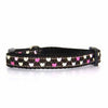 Argyle Hearts Cat Collar - Brown