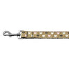 Argyle Hearts Dog Leash - Tan