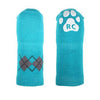 Argyle PAWKS Dog Socks - Aqua