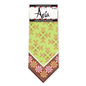 Aria Gingerbread Emoji Dog Bandana