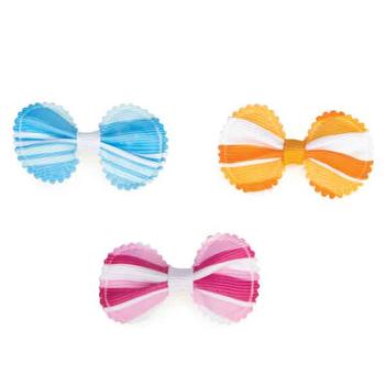 Aria Grosgrain Stripe Dog Bows