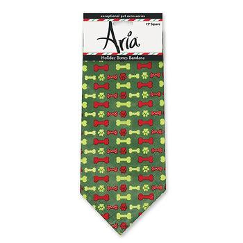 Aria Holiday Bones Dog Bandana