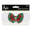 Aria Radiant Tartan Dog Bowtie