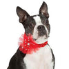 Aria Starburst Dog Scrunchy - Red