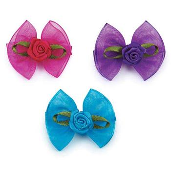 Aria Sunday Rose Dog Bows