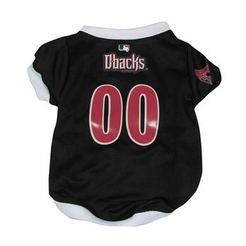 Arizona Diamondbacks Baseball Dog Jersey - White Trim