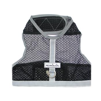 Athletic Mesh Dog Vest Harness - Black