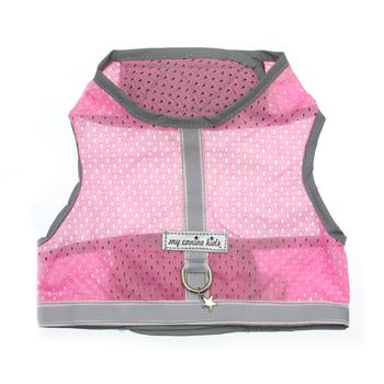 Athletic Mesh Dog Vest Harness - Pink