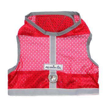 Athletic Mesh Dog Vest Harness - Red