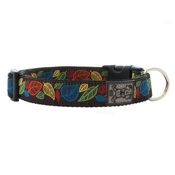 Autumn Leaves Adjustable Dog Collar by RC Pet