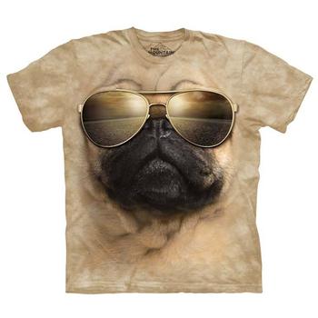 Aviator Pug Human T-Shirt by The Mountain