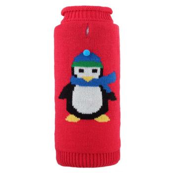 Worthy Dog Petey The Penguin Dog Sweater - Red