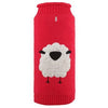 Worthy Dog BAA Roll Neck Dog Sweater - Red