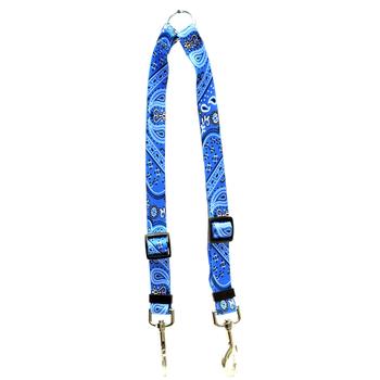 Bandana Dog Coupler Leash by Yellow Dog - Blue